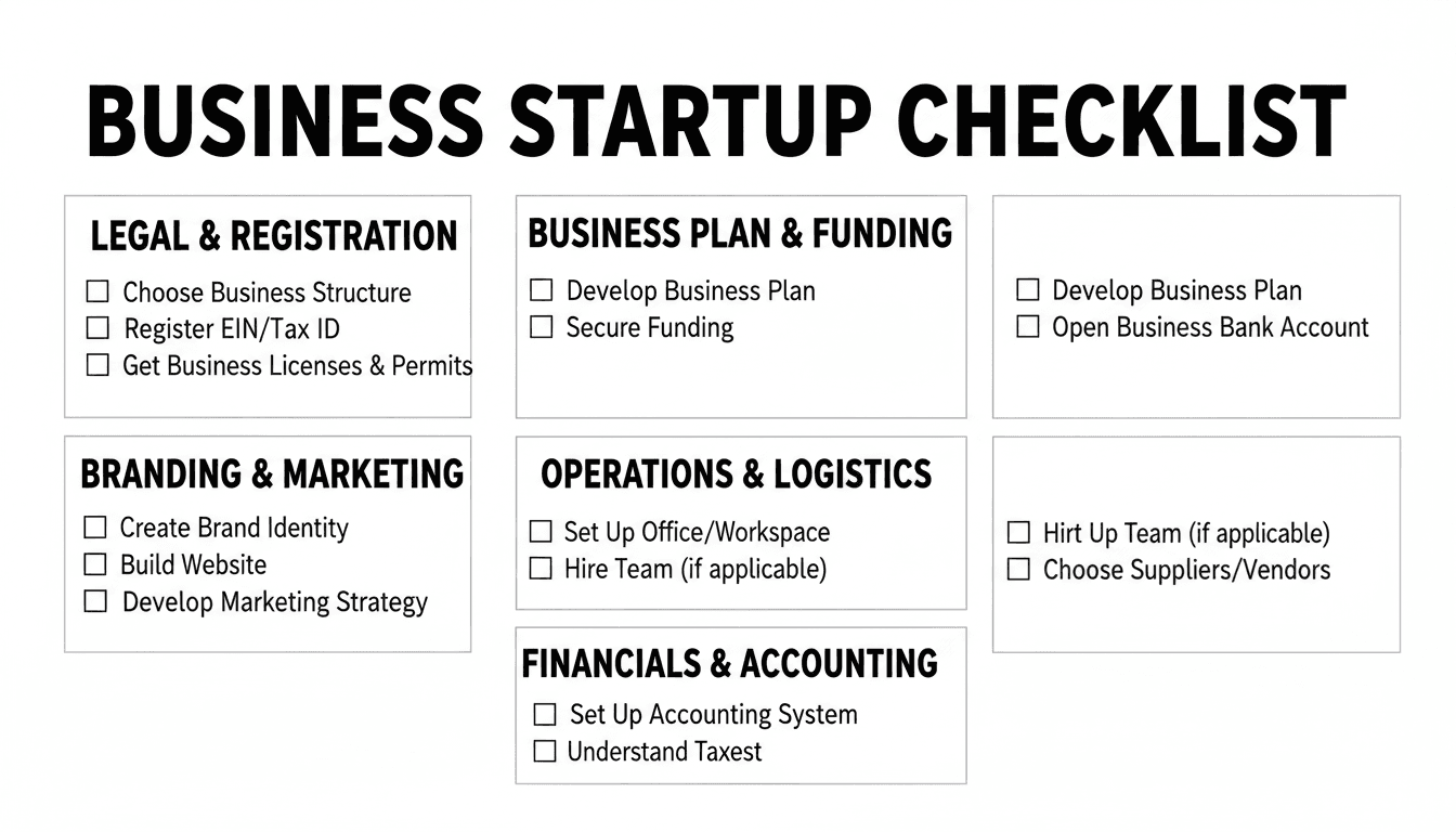Business startup checklist