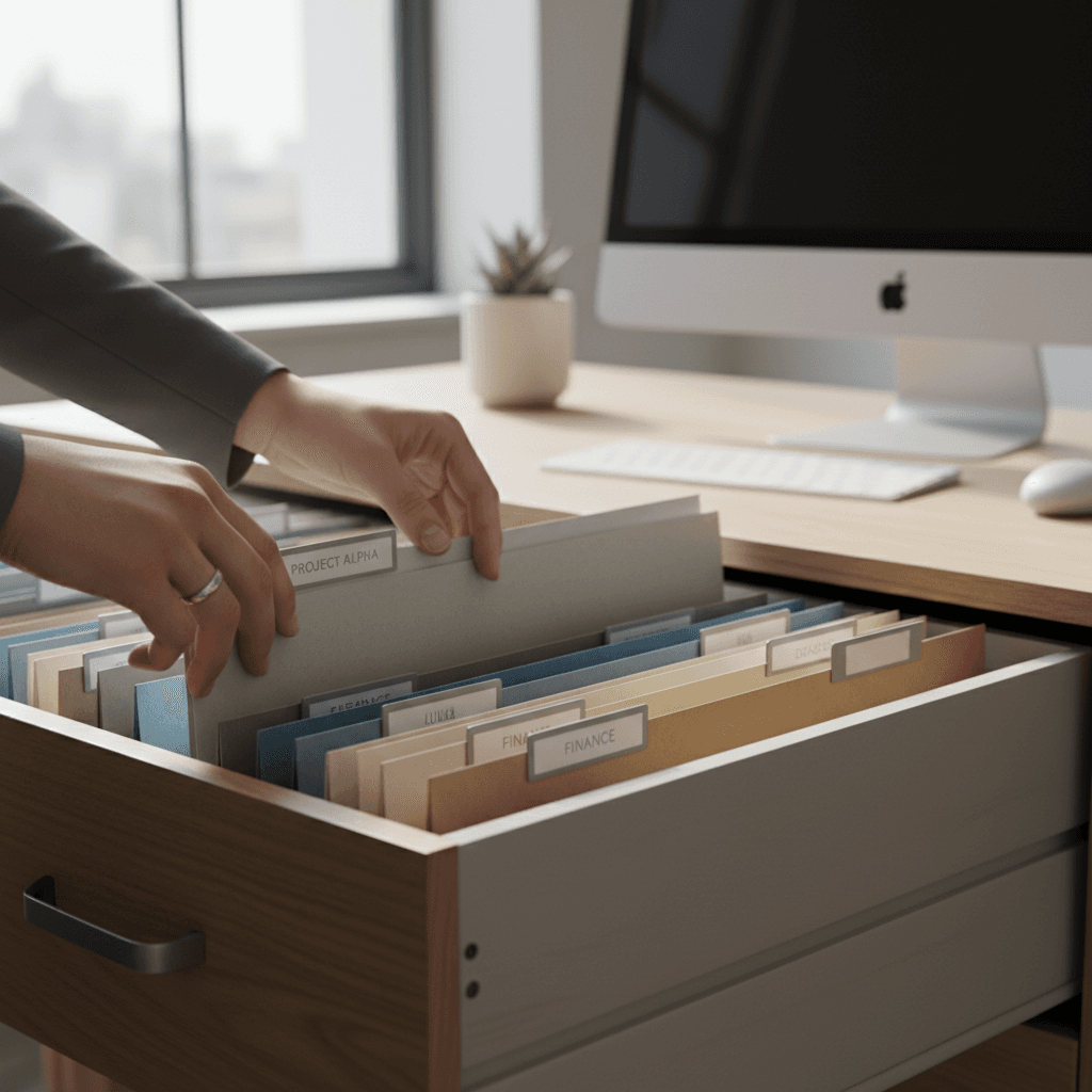 Business record organization